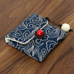 中国风适用EDC指尖陀螺 推牌玩具保护套壳收纳袋随身携带便携小包