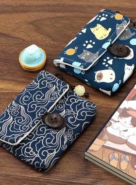 中国风适用ZTE中兴 F50/MU300 5G随身WiFi 路由器 保护套收纳袋包