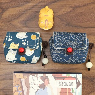 无线蓝牙耳机充电盒保护套收纳袋防尘划包 NP1T 中国风适用JVC