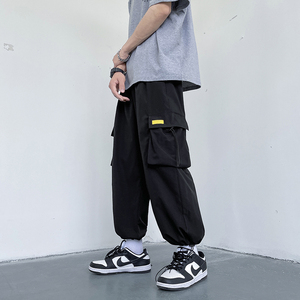 2021新款春装休闲裤男工装裤港风宽松 1703A-KD134-P25图片