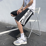 DK2311-P20港版宽松暗扣拼接五分短裤青少年百搭休闲裤沙滩裤，男装休闲裤，星座1703A
