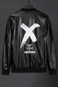 20秋冬新款皮衣男潮流韩版皮夹克修身仿皮立领机车皮衣PY405-P50,男款卫衣搭配什么裤子最好看图片