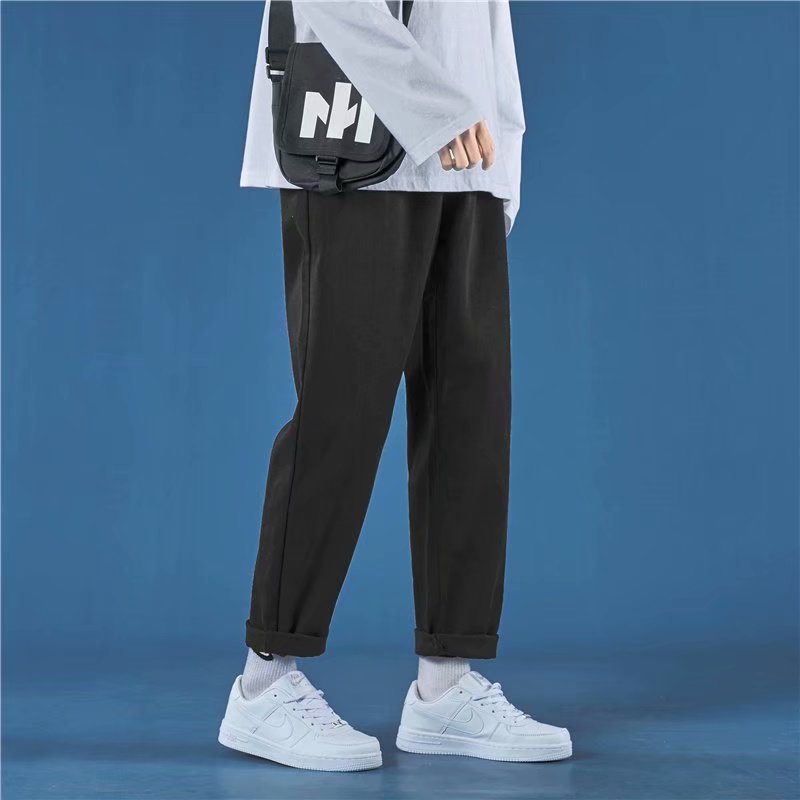牛仔裤男春季潮流休闲百搭韩版ins潮直筒修身小脚九分裤N945-P30,男装牛仔裤,星座1703A