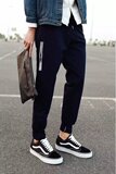 秋季主推款量大从优大码男装修身英文刺绣束脚哈伦休闲裤K105-P14，男装休闲裤，星座1703A