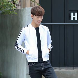 18男生外套韩版潮流薄款防晒衣夹克修身帅气外穿小清新外套男图片