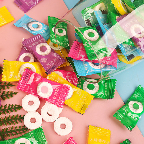 网红薄荷糖果高颜值清新口气含片