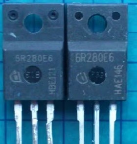 MOS场效应管 IPA60R280E6 6R280E6 13.8A650V TO-220F塑封 拆机件