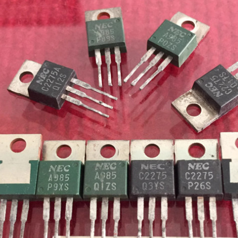 原装进口拆机 A985 C2275 音频功放配对管 2SA985 2SC2275 测量好