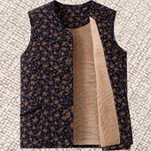 中老年驼绒马甲女妈妈装 加肥大码 内穿棉坎肩奶奶加绒弹力小马夹