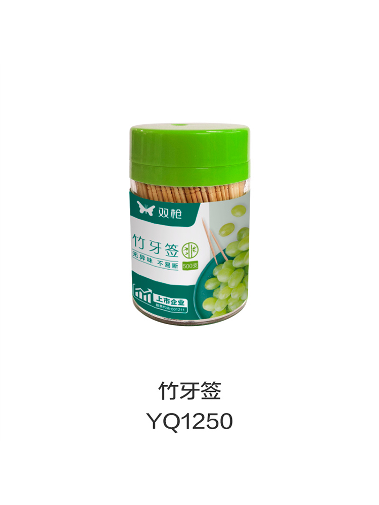 3罐包邮 Suncha/双枪双枪酒店牙签家用牙签500支罐装竹牙签YQ1250 家庭/个人清洁工具 牙签 原图主图