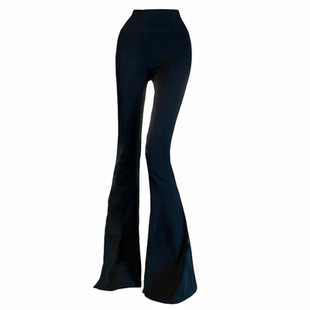 外穿 显瘦百搭微喇叭裤 地球店高腰收腹提臀高弹鲨鱼裤 女秋修身