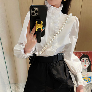 宽松长袖 小景家秋季 高分女友 Italy进口面料衬衫 上衣现货 新款