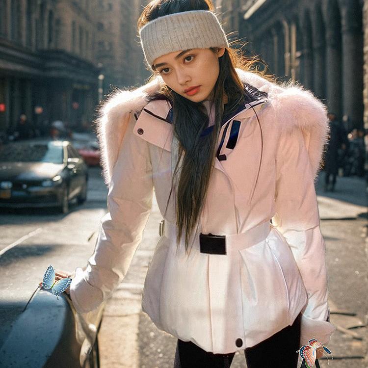 地球店2024冬季新款中长款羽绒服