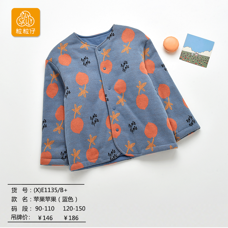 保暖加厚粒粒仔夹棉上衣秋冬