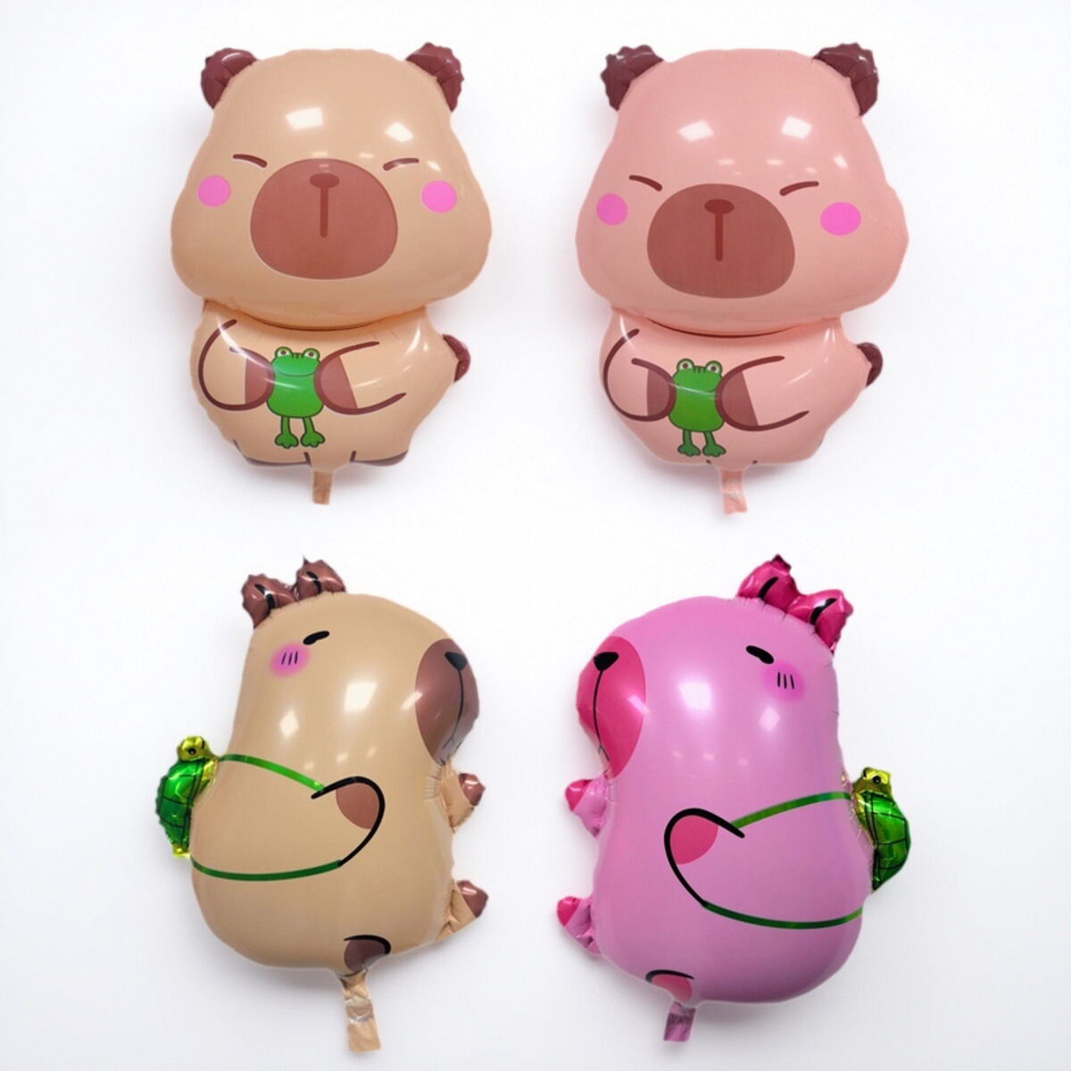 新款铝膜飘空气球网红卡皮巴拉卡通地摊装饰气球儿童气球氦气不飞