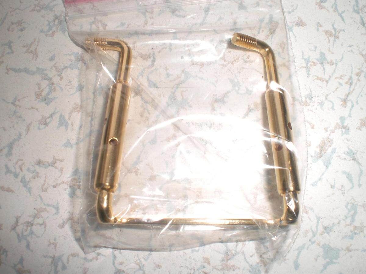 精品小提琴配件腮托螺丝正反螺丝4/4电镀金色纯铜质不易褪色