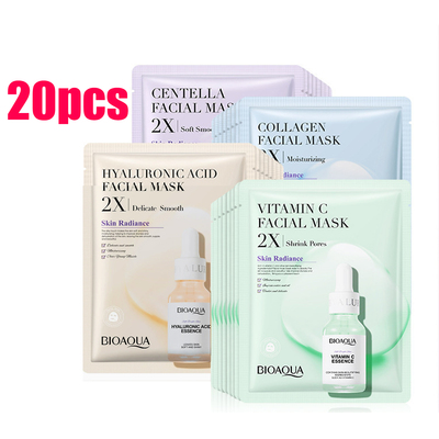 20pc Collagen Face Skin Care Mask VC Moisturizing Refreshing