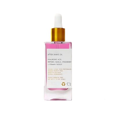 Strawberry Vanilla After Shave Oil for Smooth Skin草莓须后
