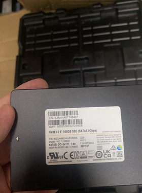 三星PM883 960G企业级固态硬盘 MZ7LH960HAJR-00005SATA接口0通电