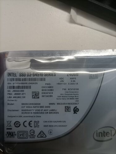 Intel/英特尔 S4510系列
