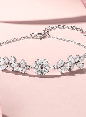 纯银手链精美礼物送女友送闺蜜