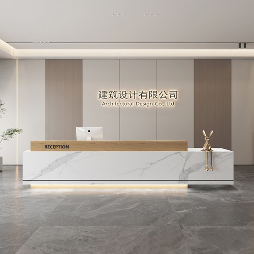 公司前台接待台酒店商铺收银吧台