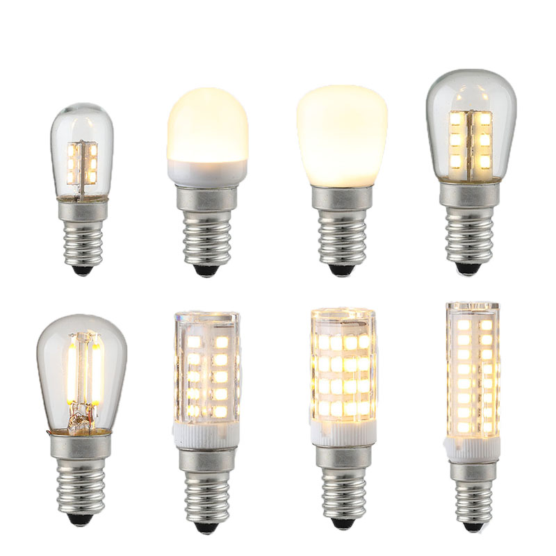 LED微型灯泡E12/E14螺口暖白光冰箱微波炉油烟机缝纫机通用型光源