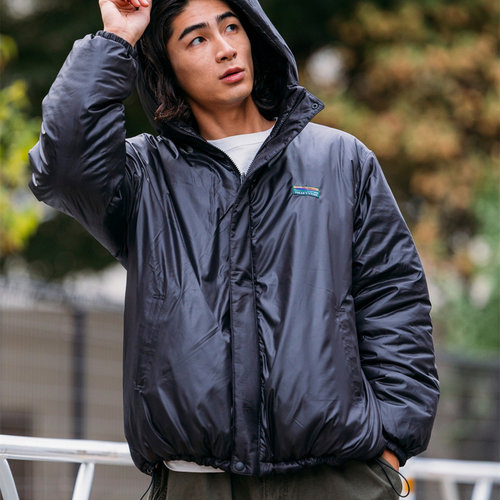 fs轻型保暖连帽方静电暗格子棉服