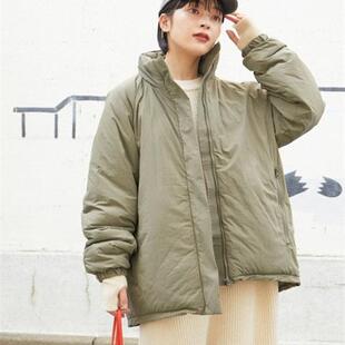 日潮freakstore秋冬蓬松保暖轻质廓形oversize宽松女休闲棉服外套