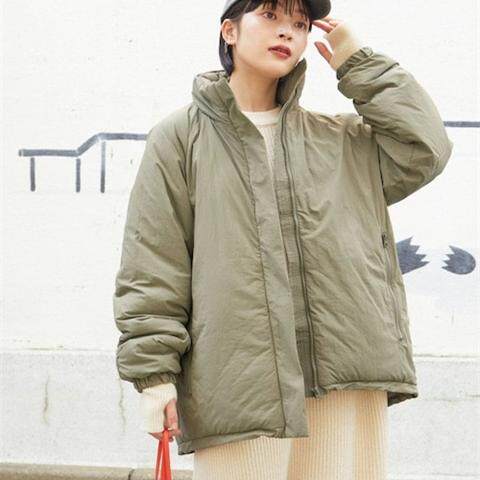 fs过臀保暖棉服外套宽松休闲保暖