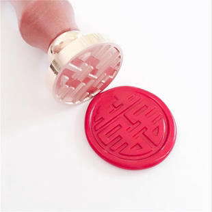 封蜡复古火漆印章定作婚礼请柬信封贺卡封口印LOGO定做火漆蜡套装