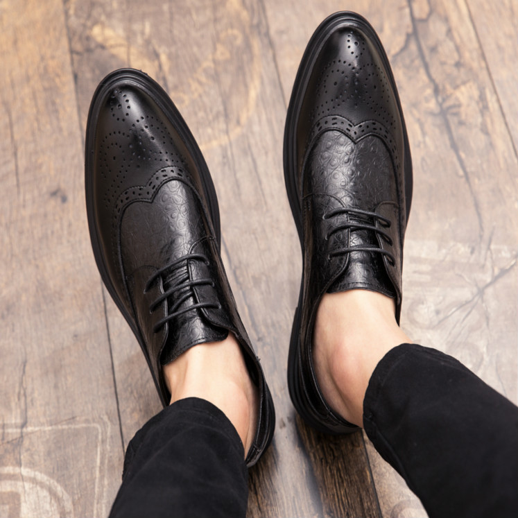 夏天棕色休闲皮鞋男英伦新郎结婚礼伴郎鞋拍婚纱照皮鞋男婚鞋影楼在类目 女鞋, 低帮鞋中 - 来自Buy2taobao.com提供专业的淘宝代购服务