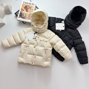 25年M家新款儿童加厚羽绒服男女童装韩版保暖宝宝衣服外套时尚潮
