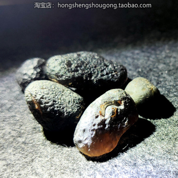 亚利桑那陨石原石吊坠项链柯博拉光工唤醒之石如意宝珠项链