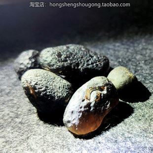 亚利桑那陨石原石吊坠项链柯博拉光工唤醒之石如意宝珠项链