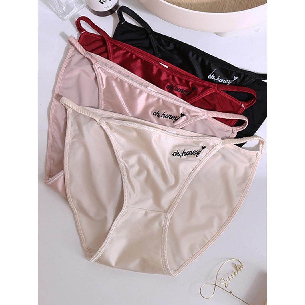 颜值很高的性感细带低腰缎面内裤女一根带高叉长腿纯棉裆三角T裤,女士内衣/男士内衣/家居服,女三角裤,淘宝优惠券,粉丝福利购,淘宝优惠卷