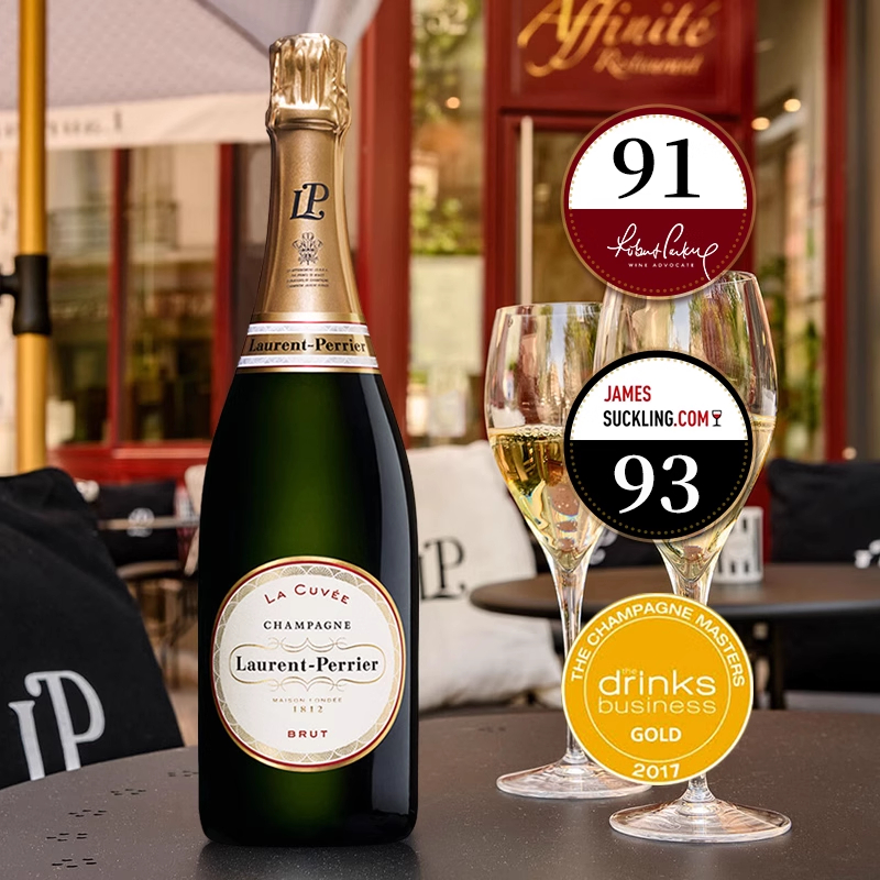 法国罗兰百悦进口香槟酒LaurentPerrier 起泡葡萄酒干白桃红香槟