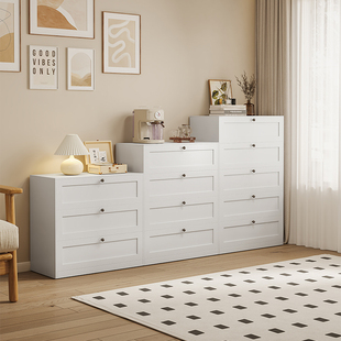 铁艺五斗柜卧室储物柜客厅家用边柜现代简约钢制收纳置物柜抽屉柜