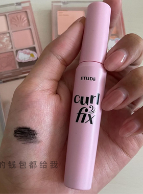 簇感丰盈！韩国Etude house爱丽小屋新版黑色睫毛膏浓密纤长防水