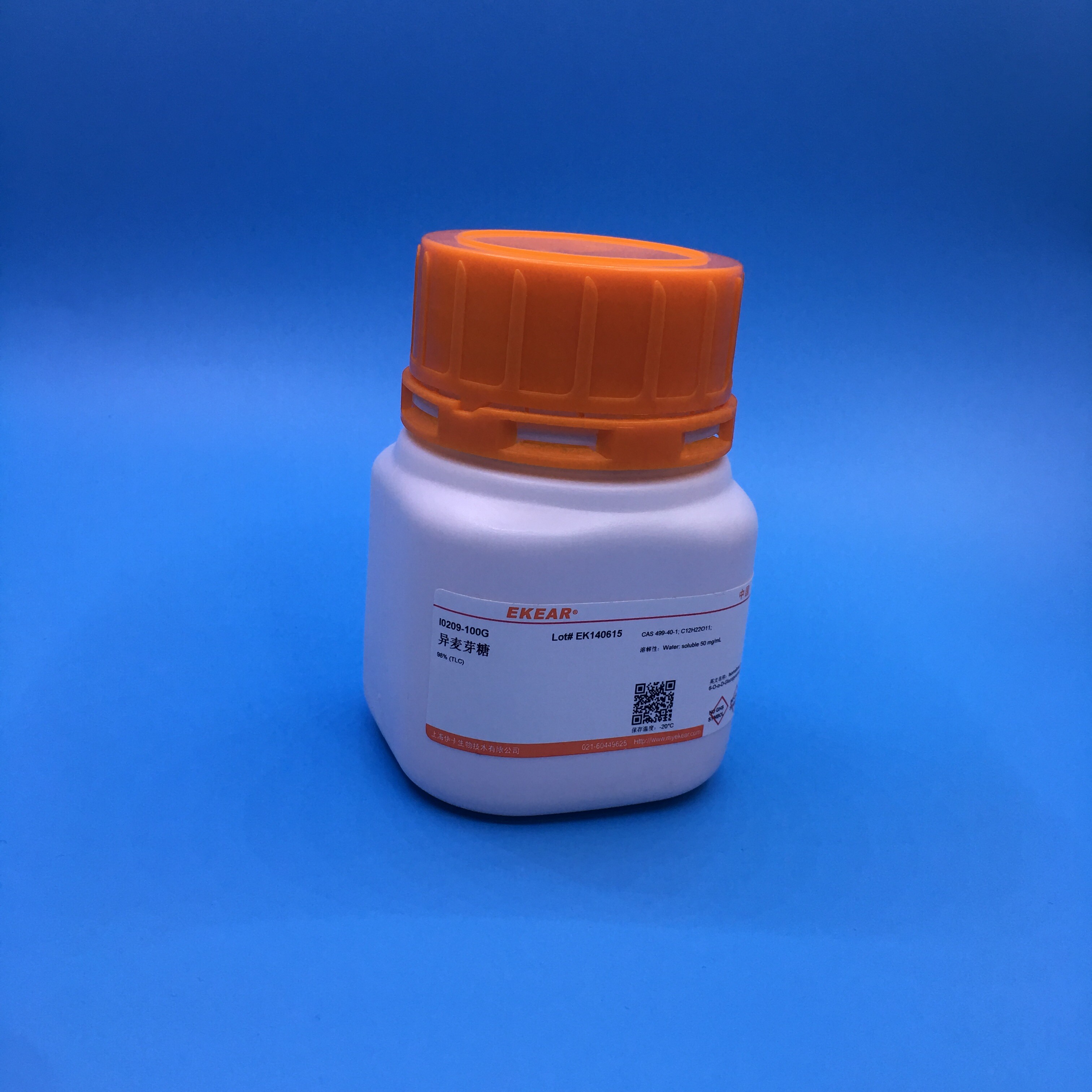 异麦芽糖/Isomaltose,~98% (TLC)   CAS:499-40-1科研用品  现货