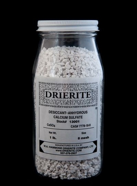 DRIERITE 原装进口干燥剂实验级指示型 21001-454克 精密仪器干燥