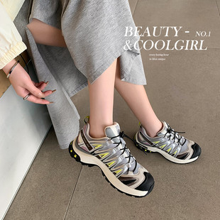 网面透气休闲百搭运动慢跑老爹鞋 欣秀 老爹鞋 女鞋 女 新款