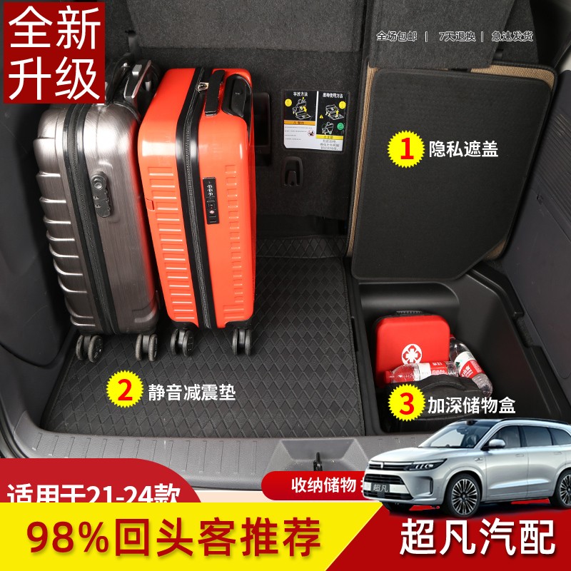 适用丰田塞纳后备箱储物箱赛那车尾箱收纳盒格瑞维亚改装专用用品