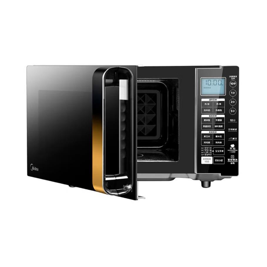 美.的微波炉X3-233A微波炉烤箱一体全自动平板式变频光波炉湿度感