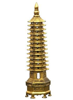 十三层书桌文昌塔臻钰铜