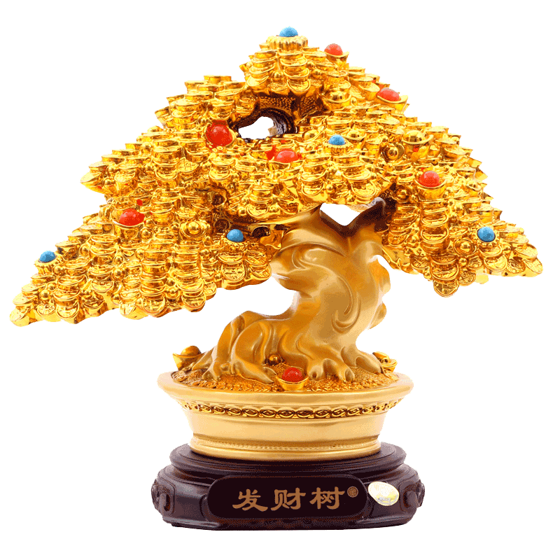 迎客发财树公司店铺乔迁装饰品