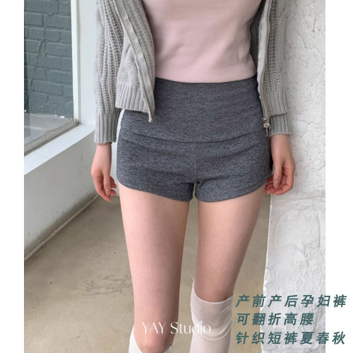 孕妇短裤夏春秋外穿无托腹打底裤