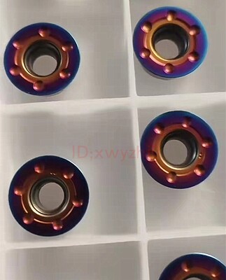 RDMT1204MO七彩涂层数控刀片 R6圆鼻铣刀粒硬质合金