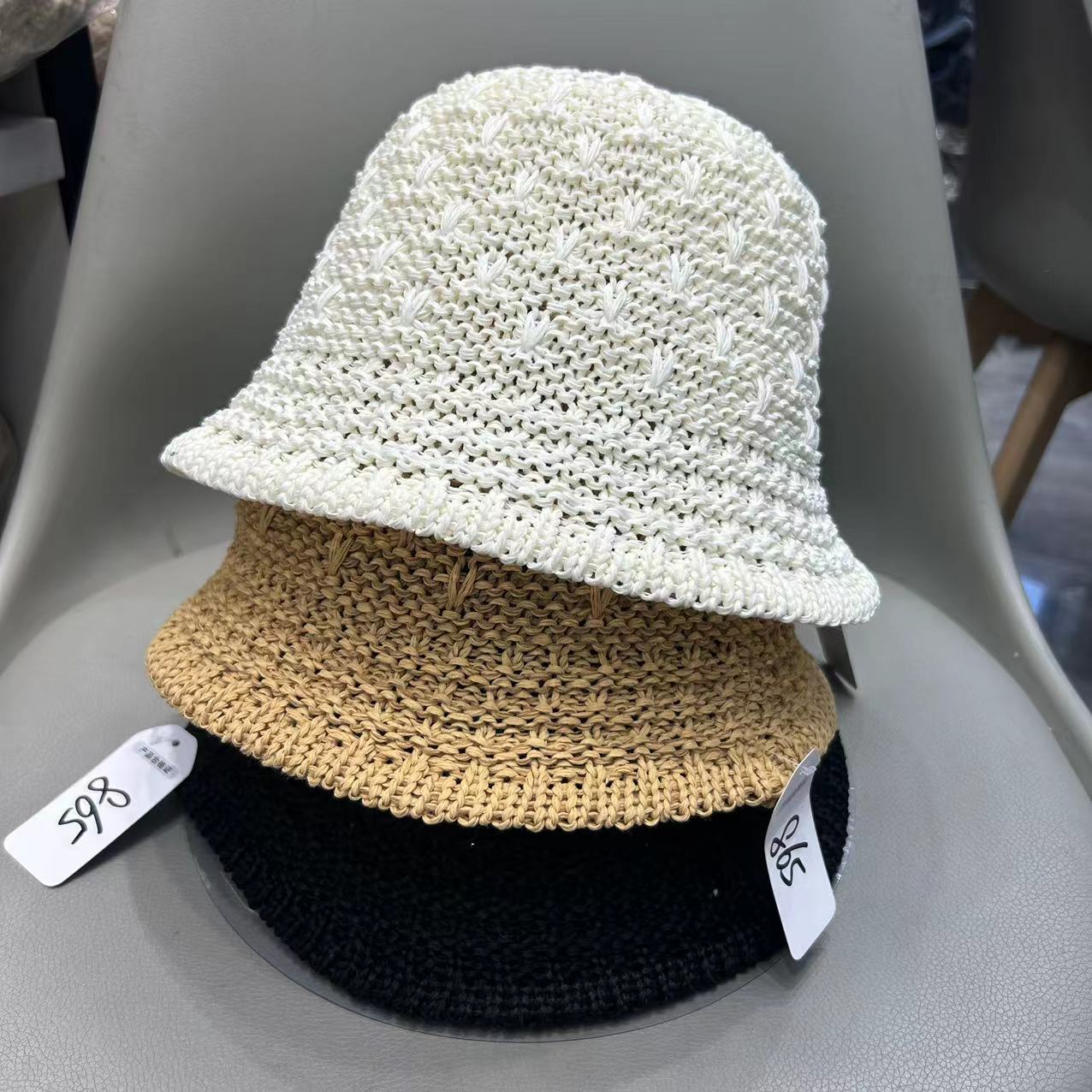 渔夫帽逛街休闲女春夏镂空盆帽