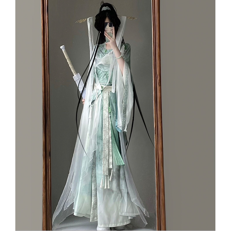 仙侠风劲装少年感国风汉服圆领刺绣古风汉元素国风套装秋冬季日常